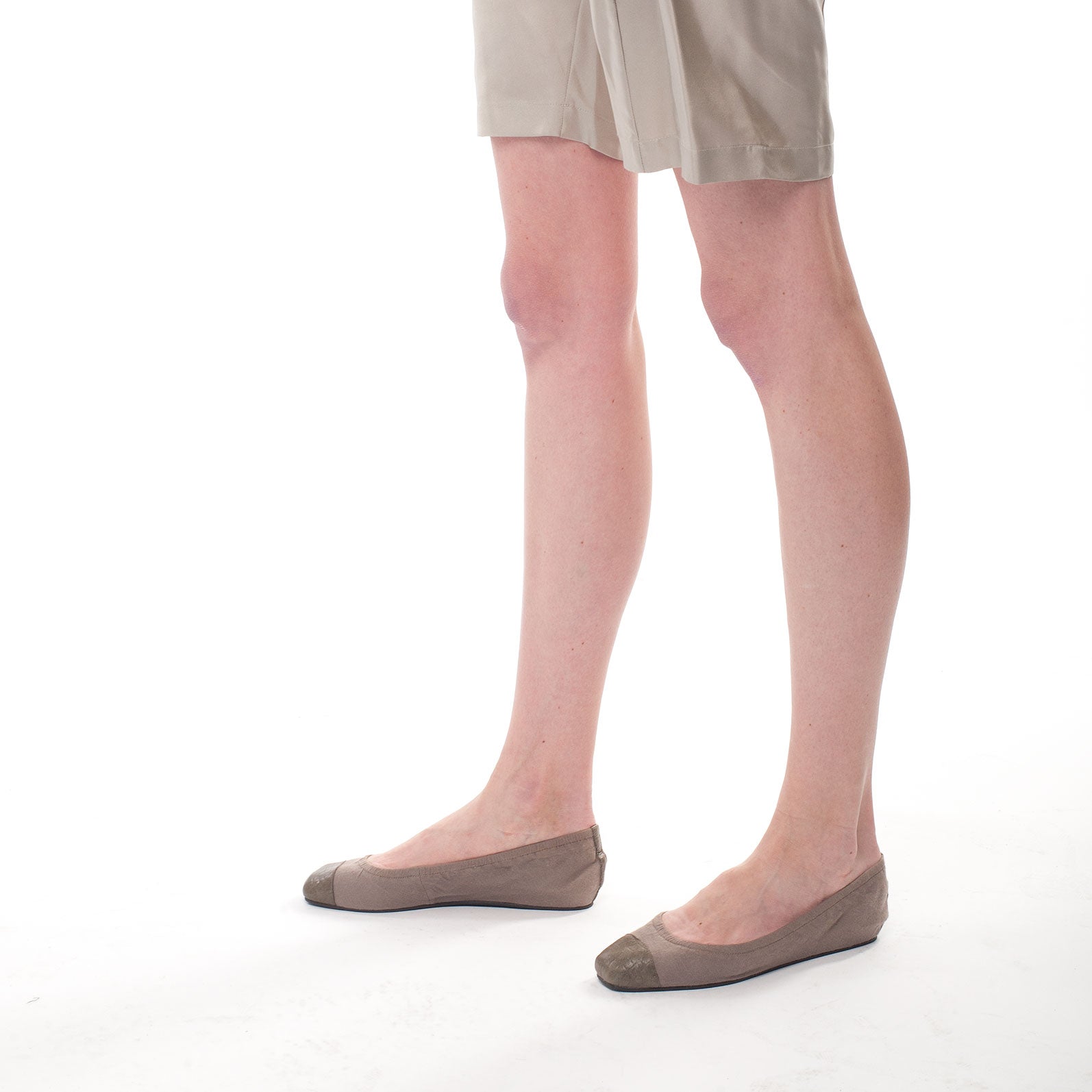 9002 cotton and leather loafers; mocha