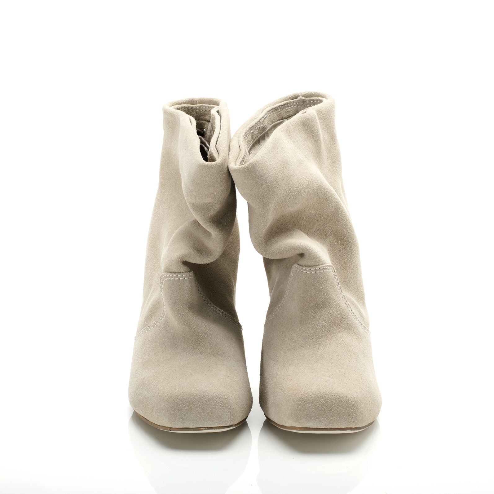 5216 suede boots; almond