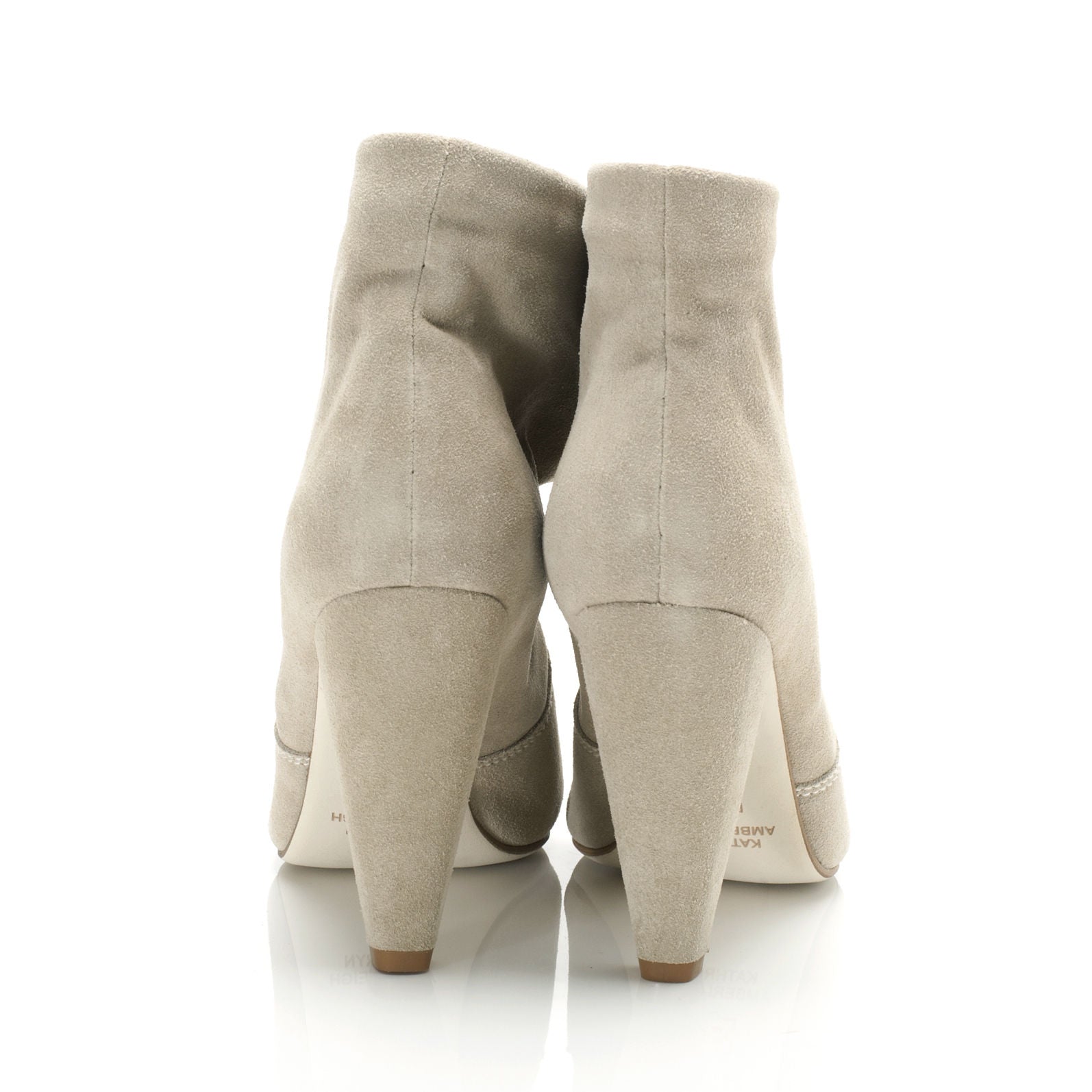 5216 suede boots; almond