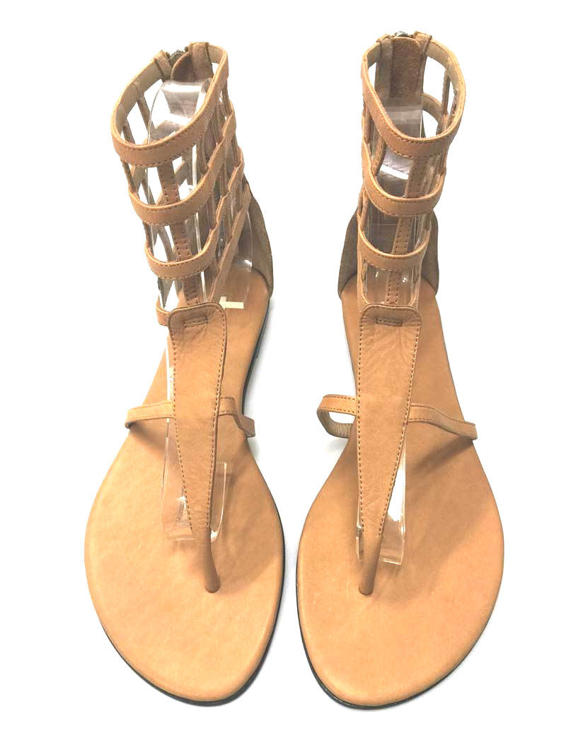 7933 leather sandals; tan