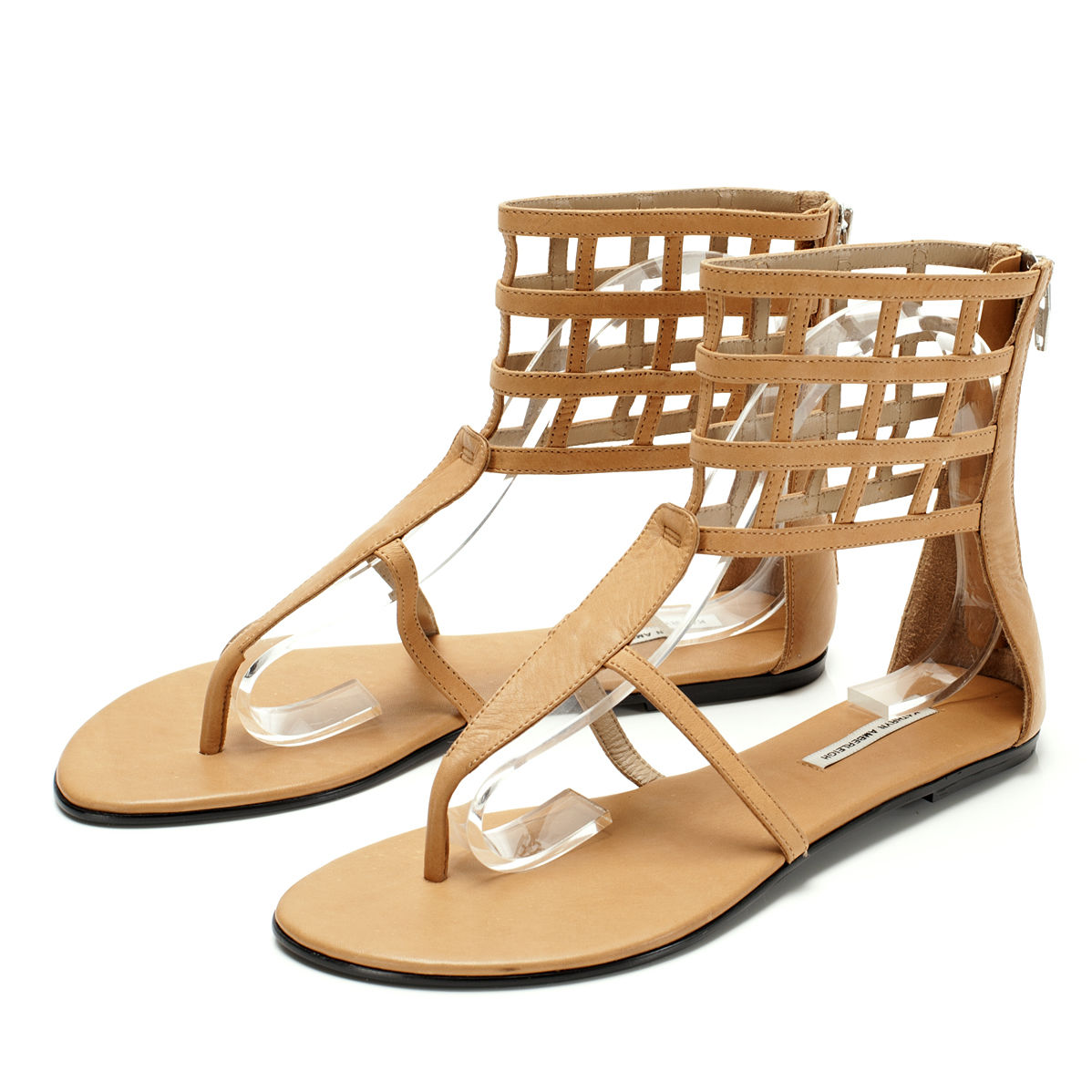 7933 leather sandals; tan
