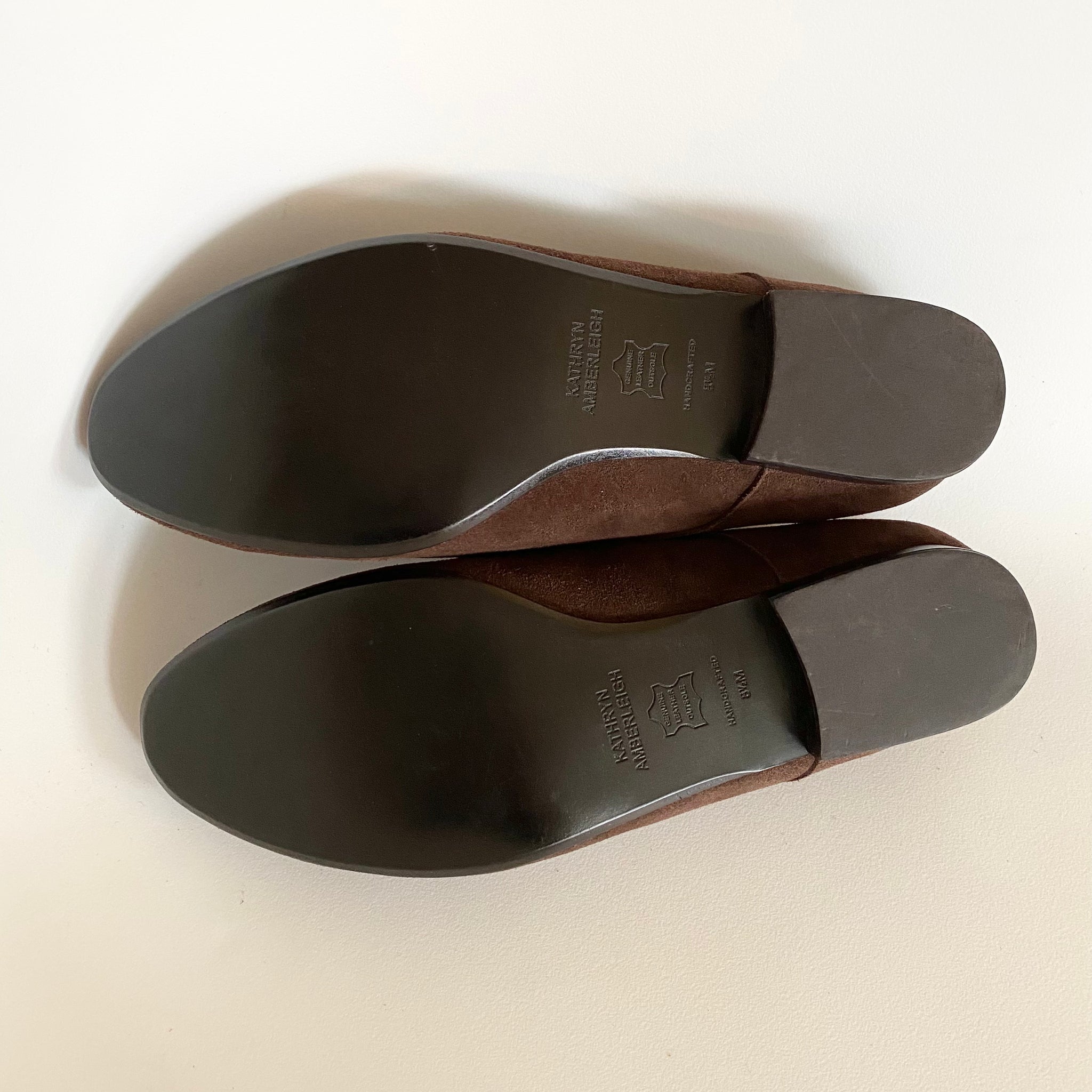 K559 suede loafers; toffee