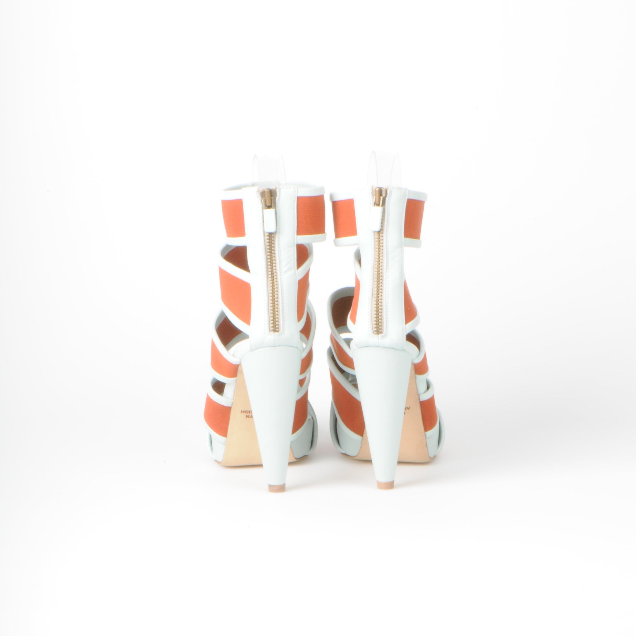 7303 banded heels; tea