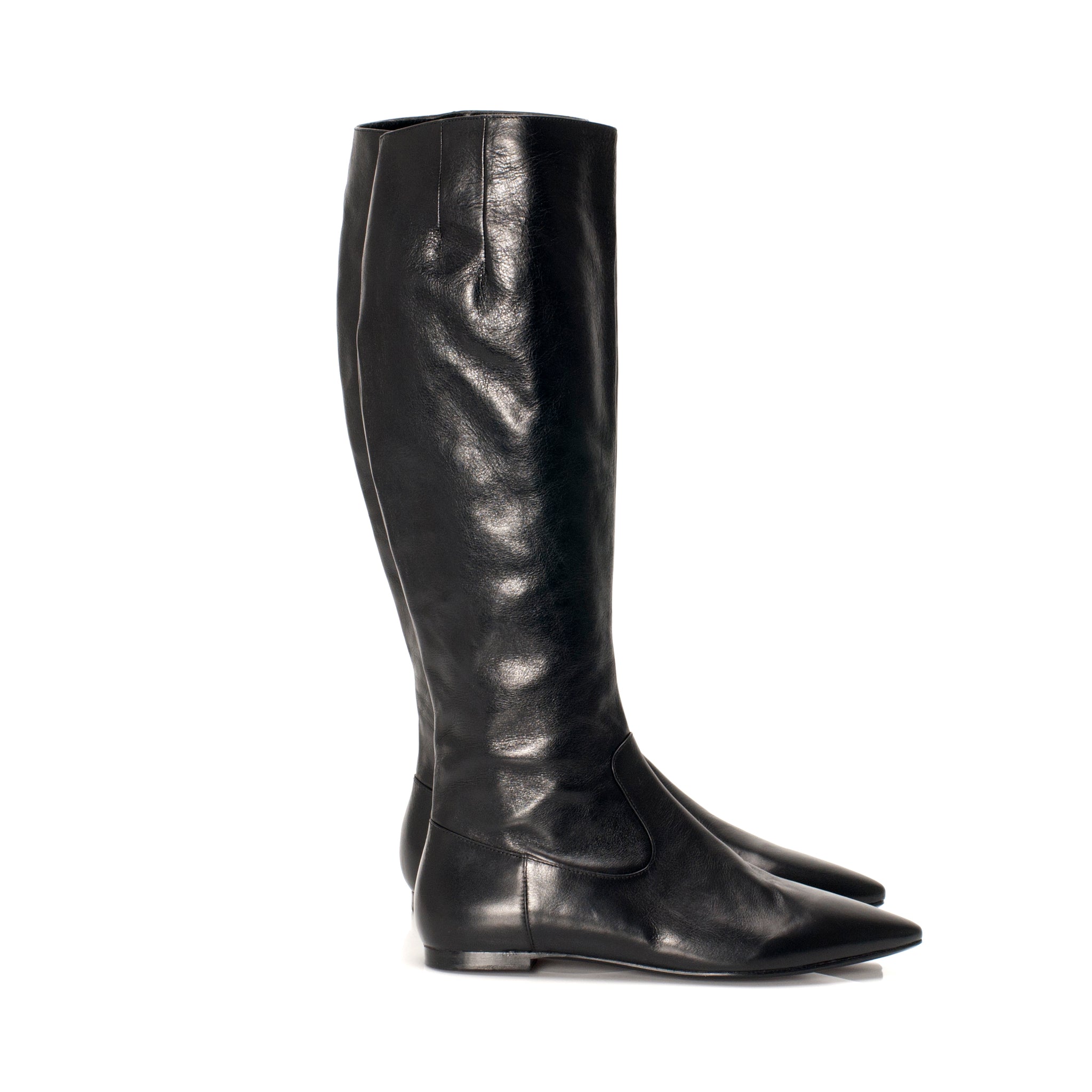 J551 leather boots; black