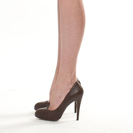 3084 snakeskin heels; old wood