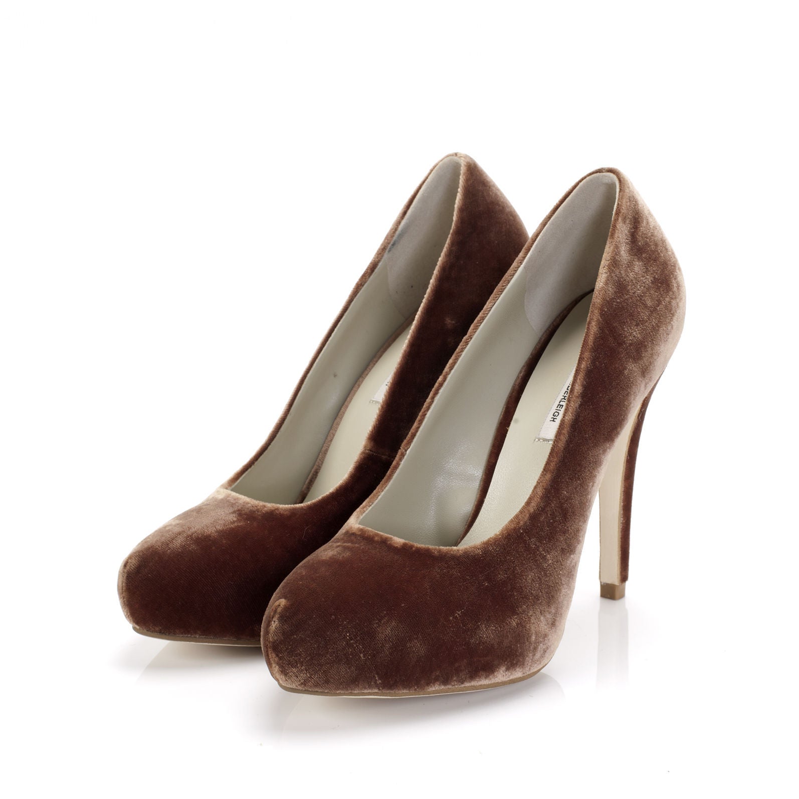 K400 silk velvet heels; cigar