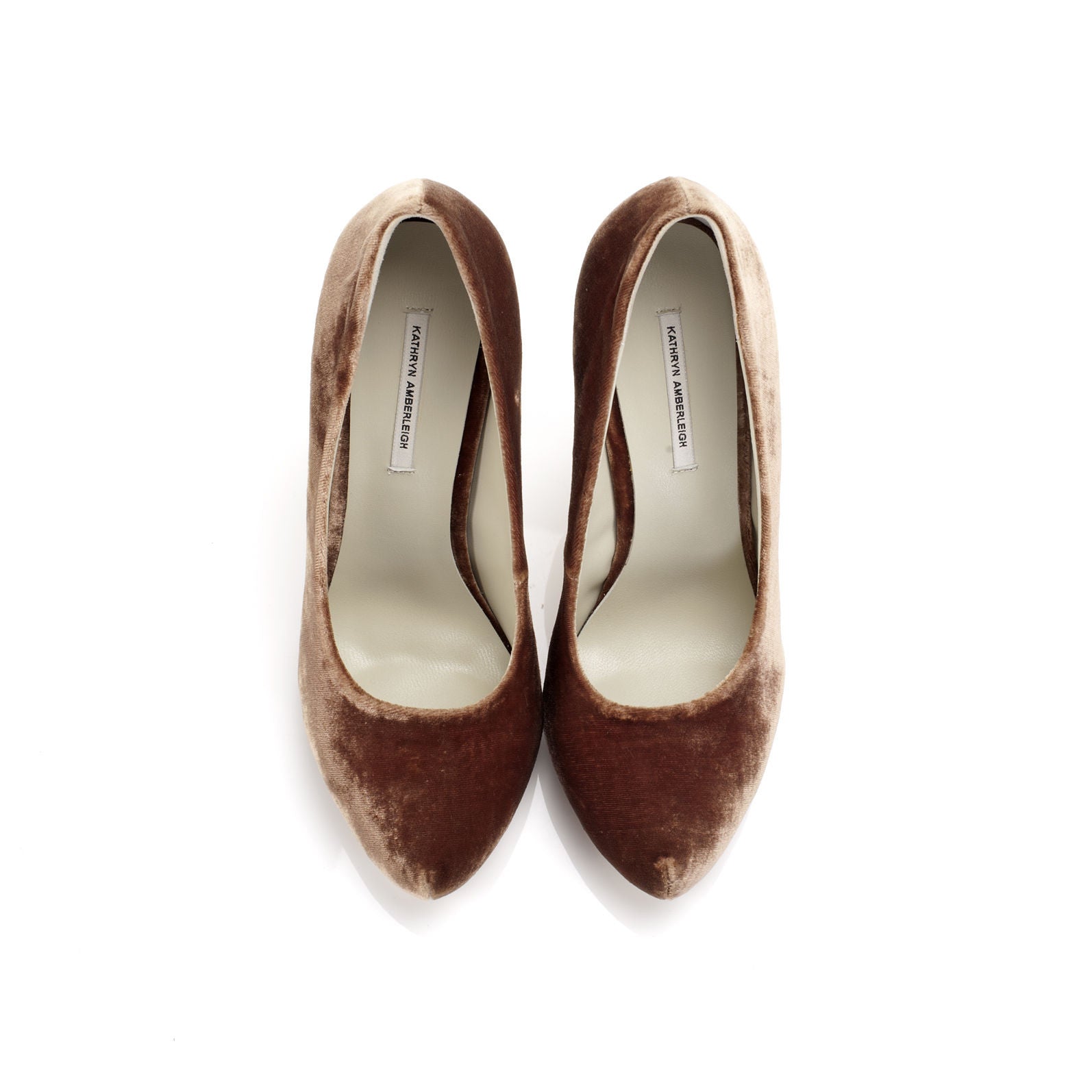 K400 silk velvet heels; cigar