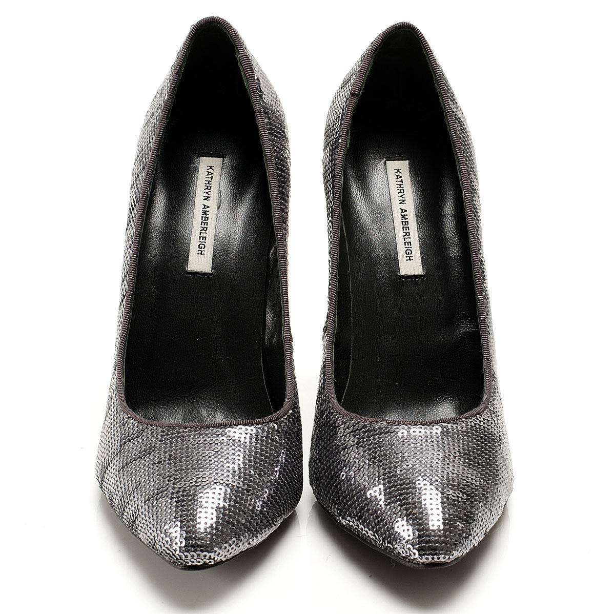 K405 sequin heels; violet