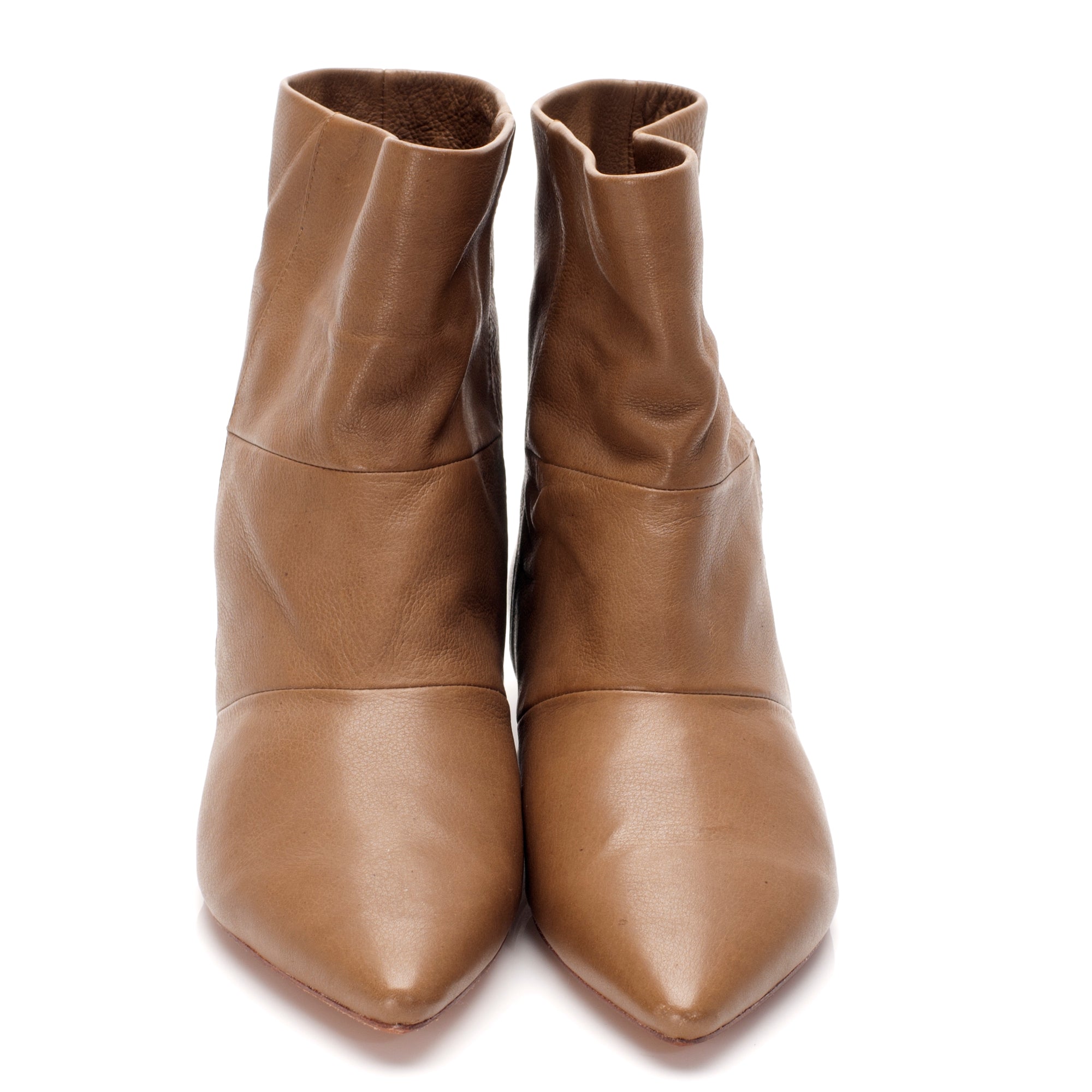5036 leather boots; khaki