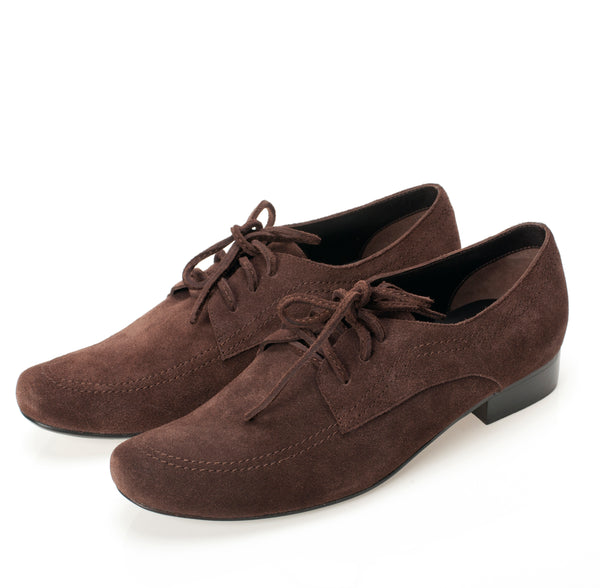 K559 suede loafers; toffee