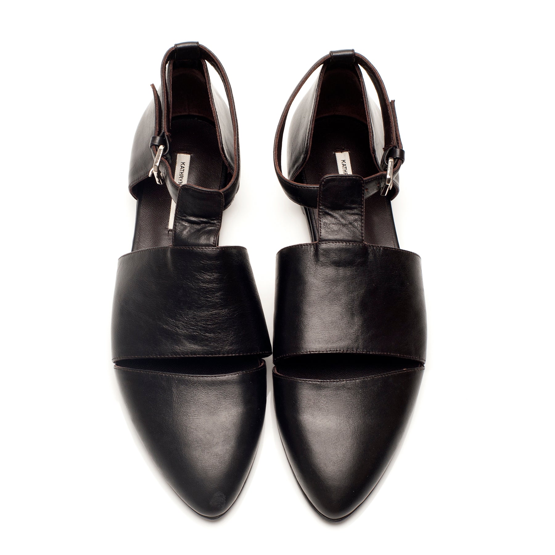 K740 leather loafers; dark chocolate