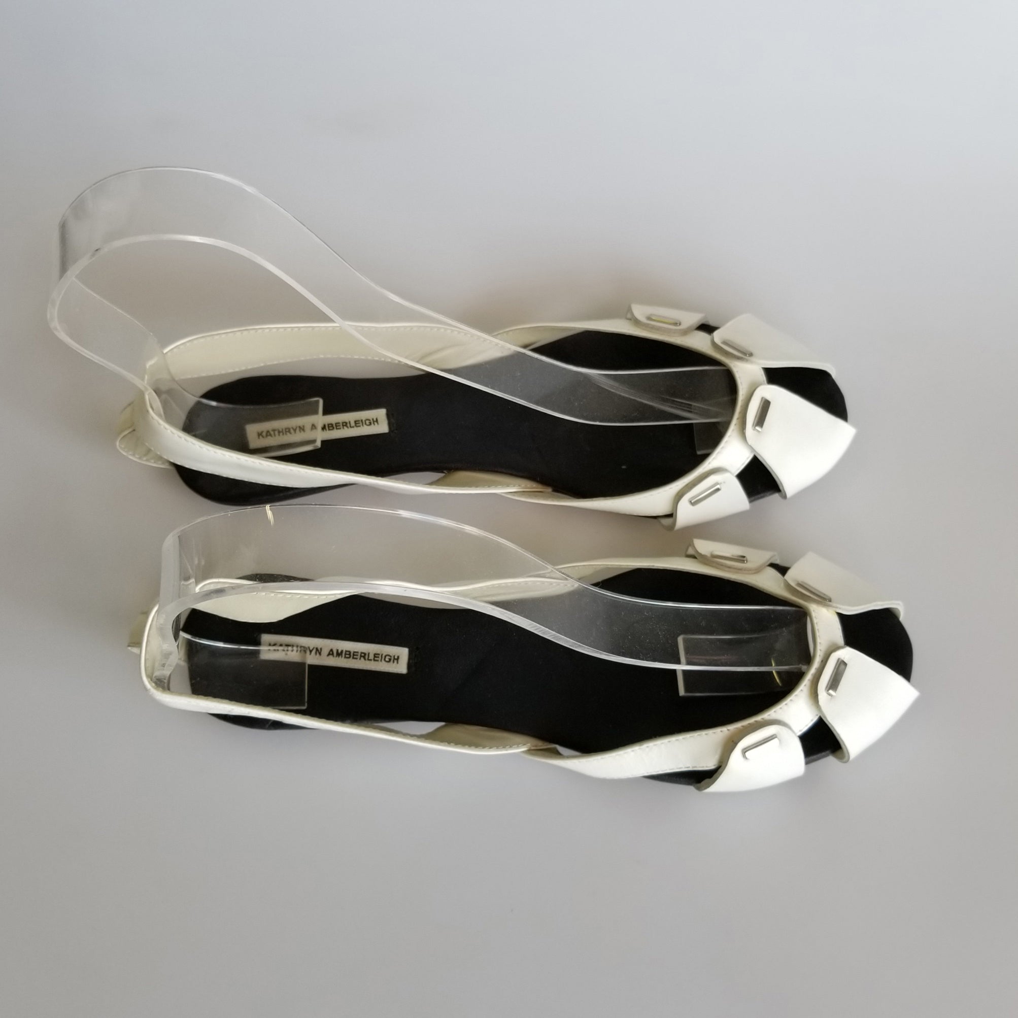 3045 lambskin loafers; white