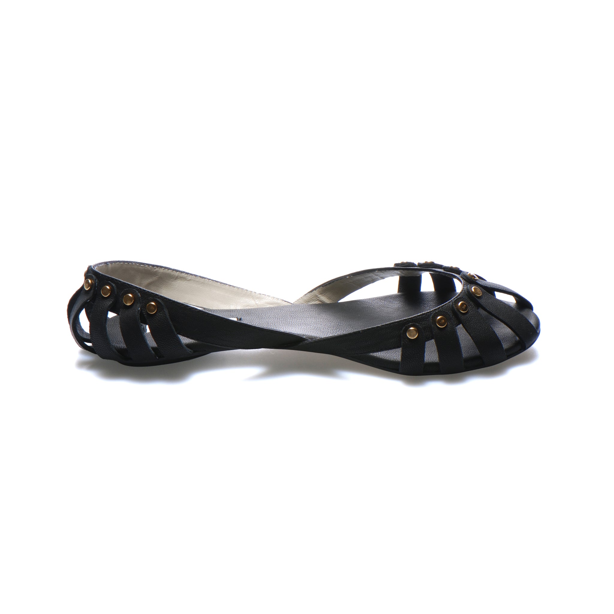 3047 lambskin loafers; black