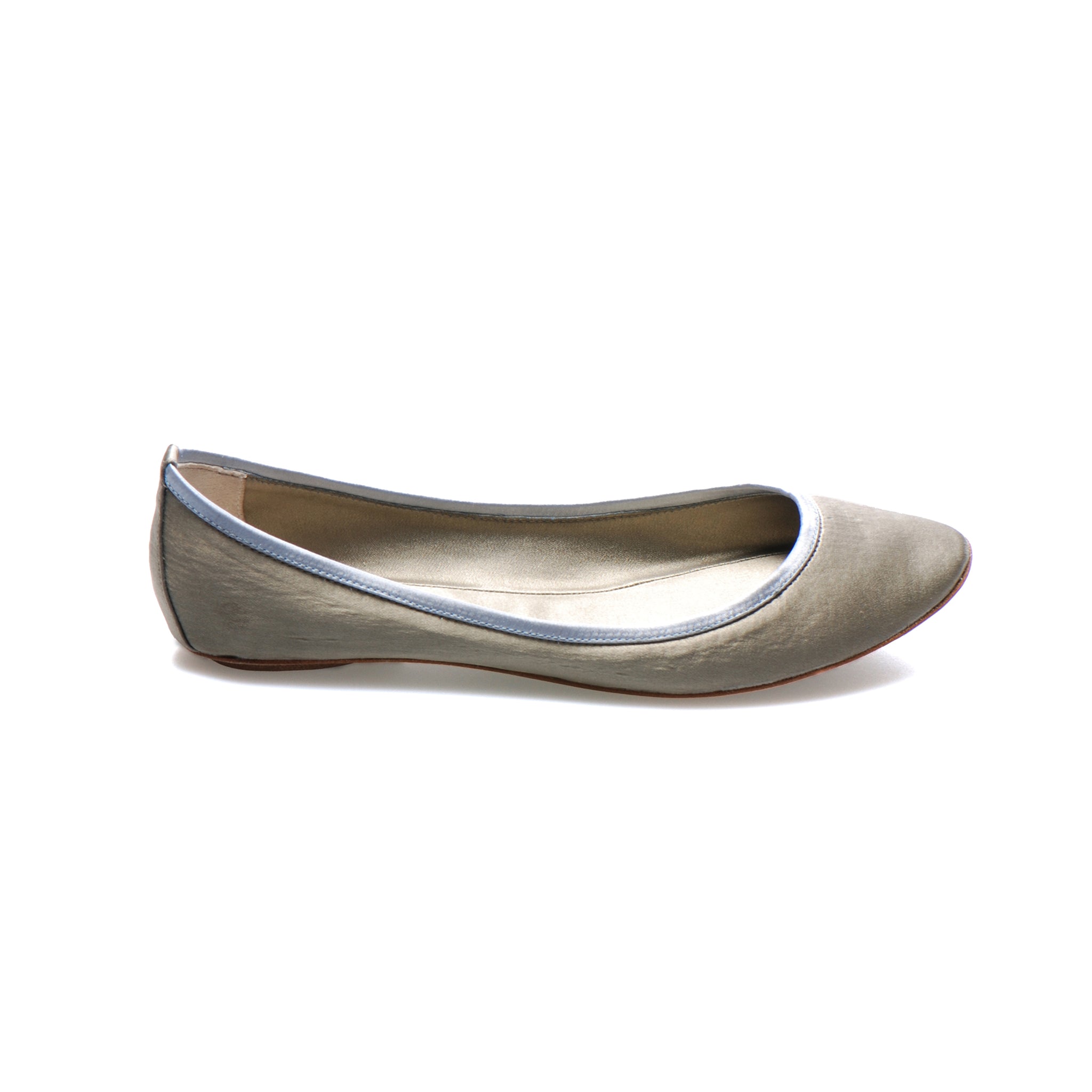 3060 silk flats; gold