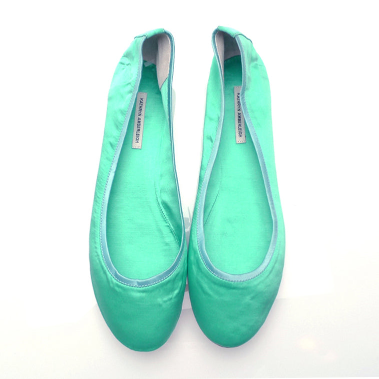 3060 silk flats; ocean
