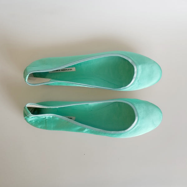3060 silk flats; ocean