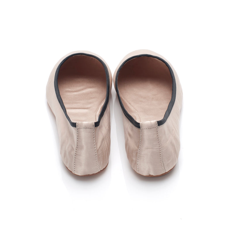 3060 silk flats; pearl