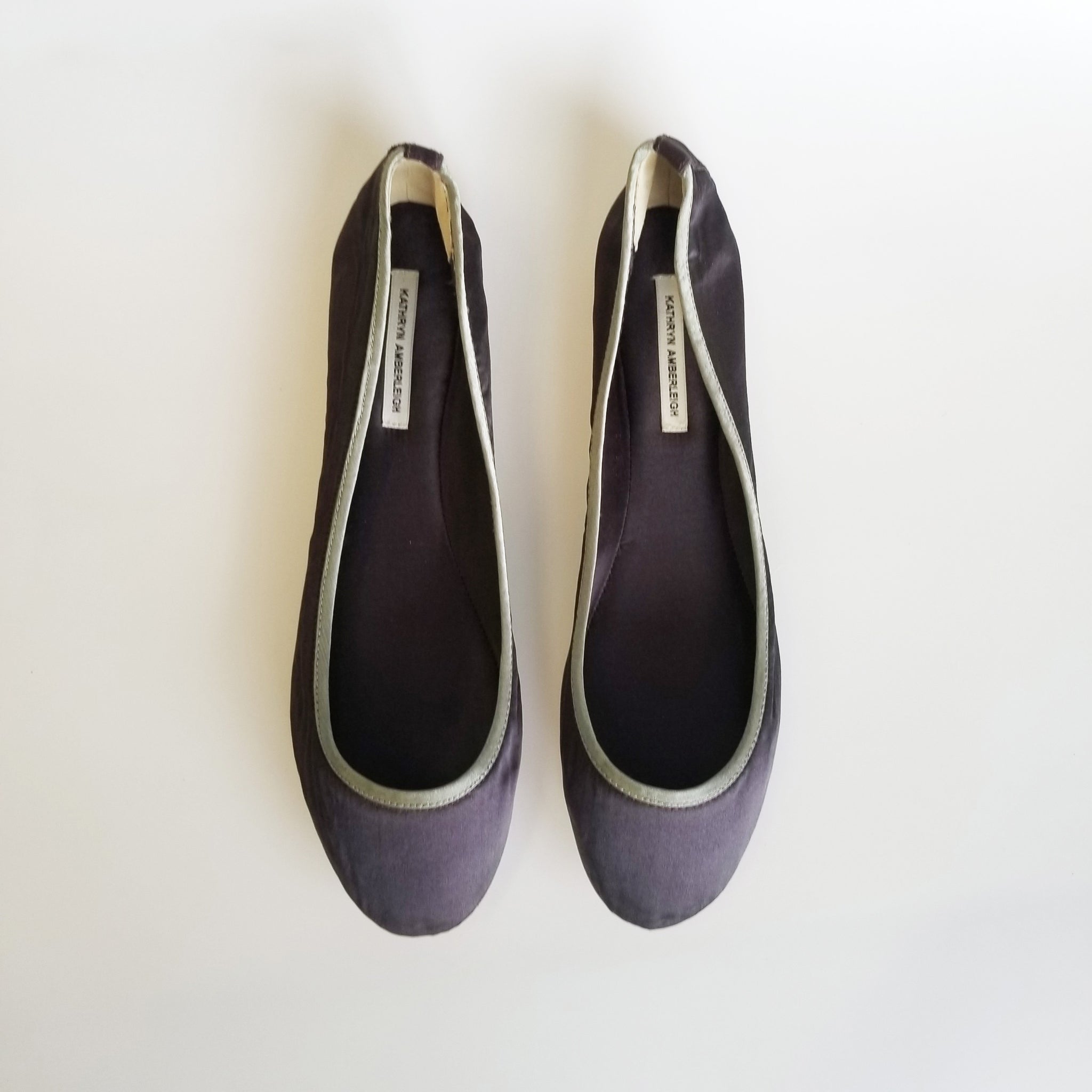 3060 silk flats; plum