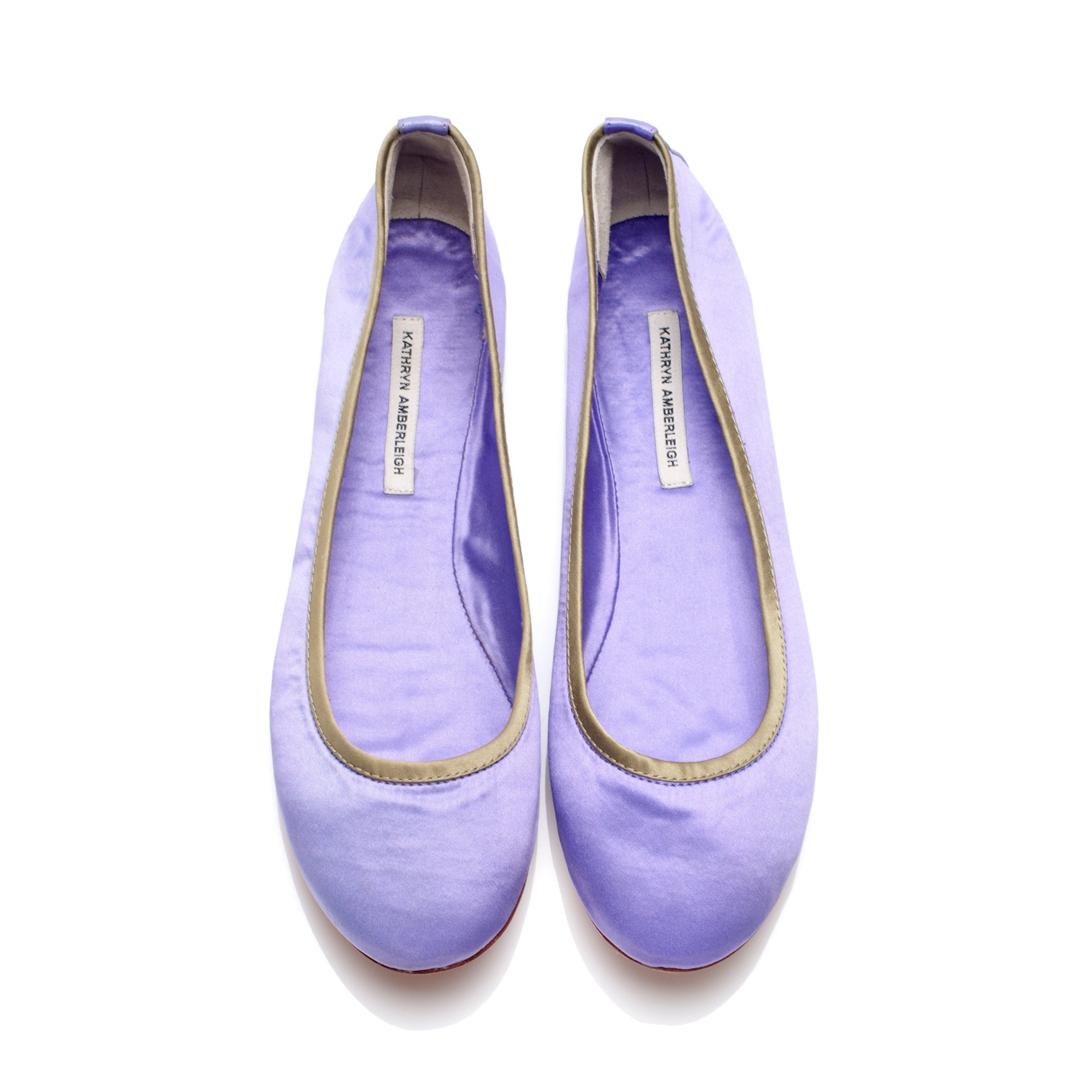 3060 silk flats; saffron