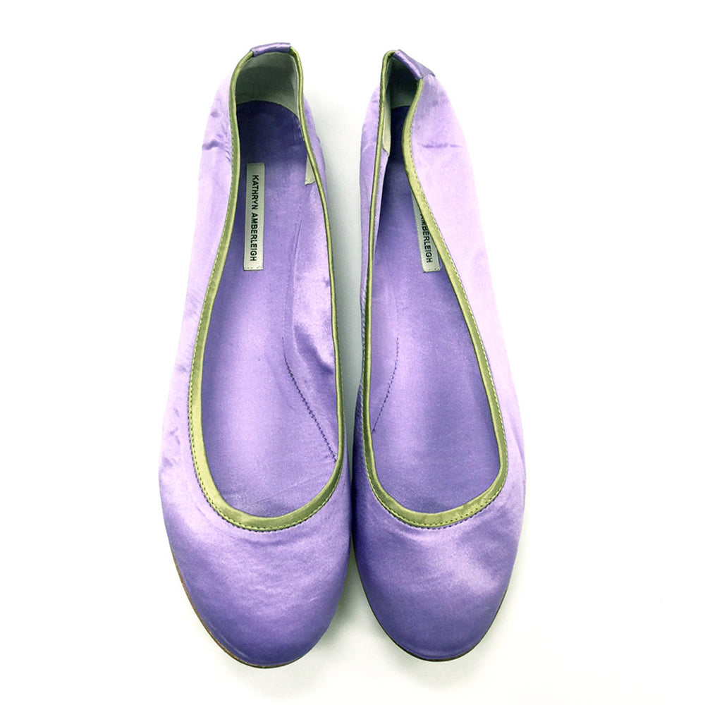 3060 silk flats; saffron