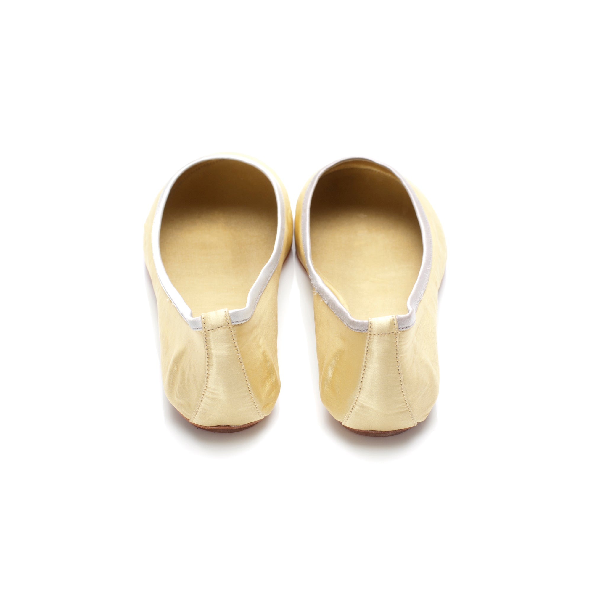 3060 silk flats; yellow