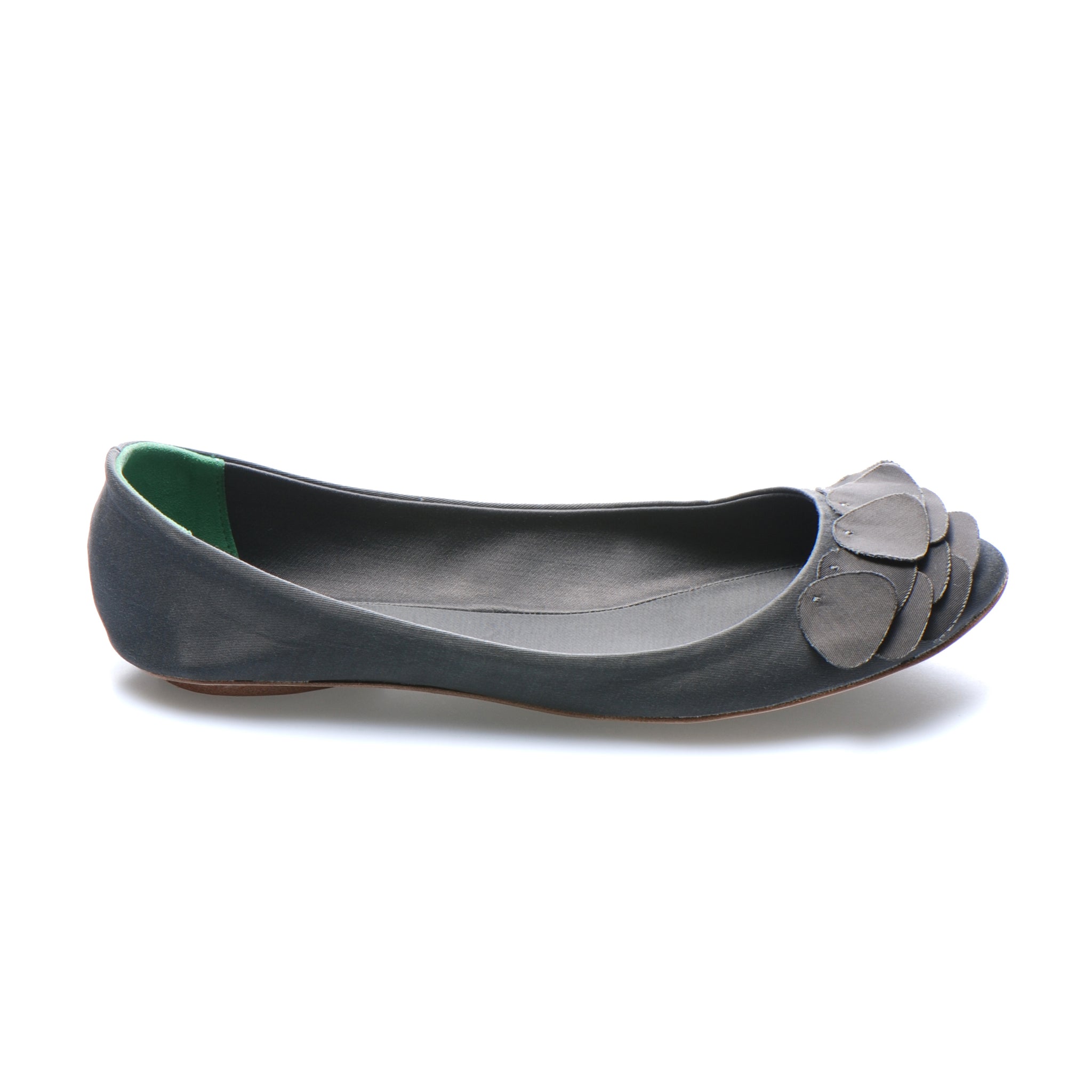 3063 silk flats; grey