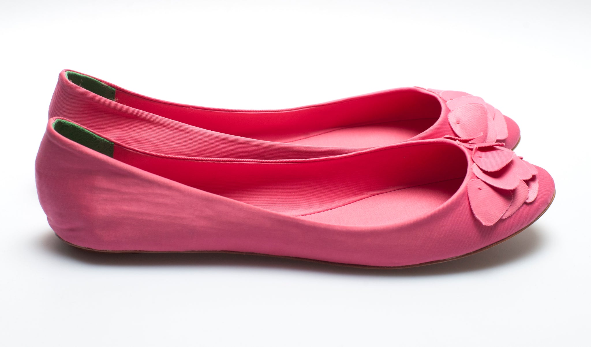 3063 silk flats; pink