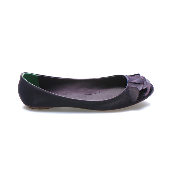3063 silk flats; purple