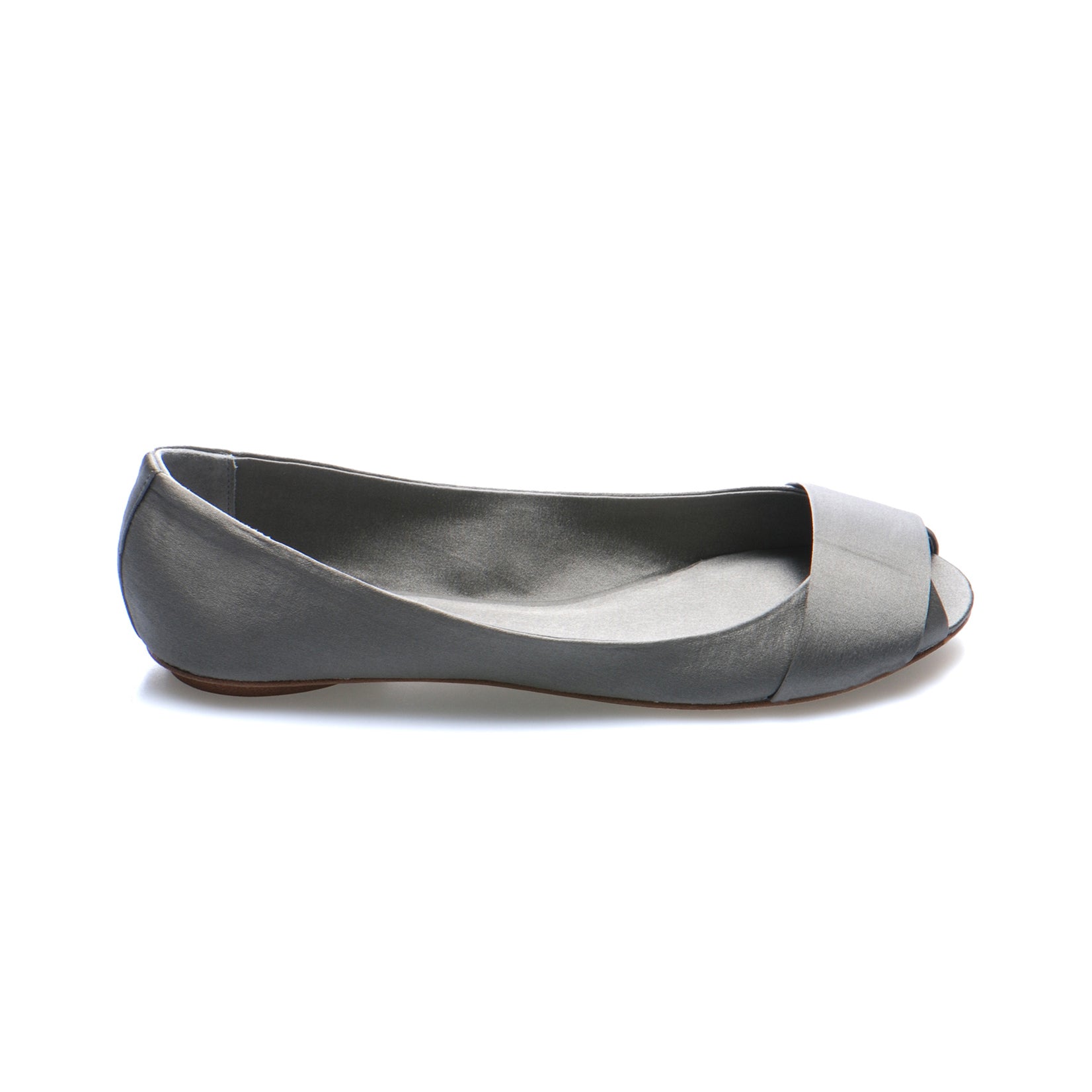 3064 silk flats; grey
