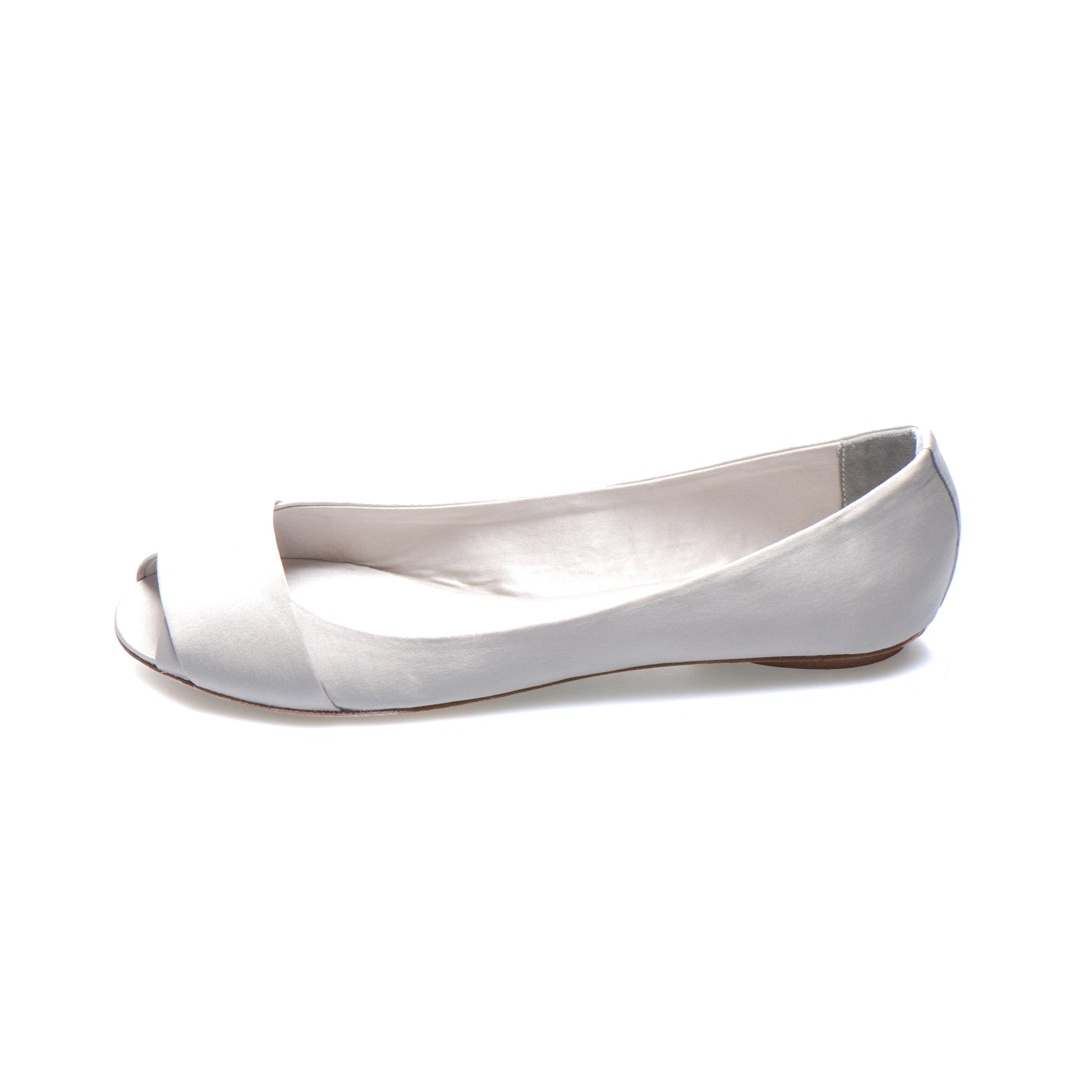 3064 silk flats; pure