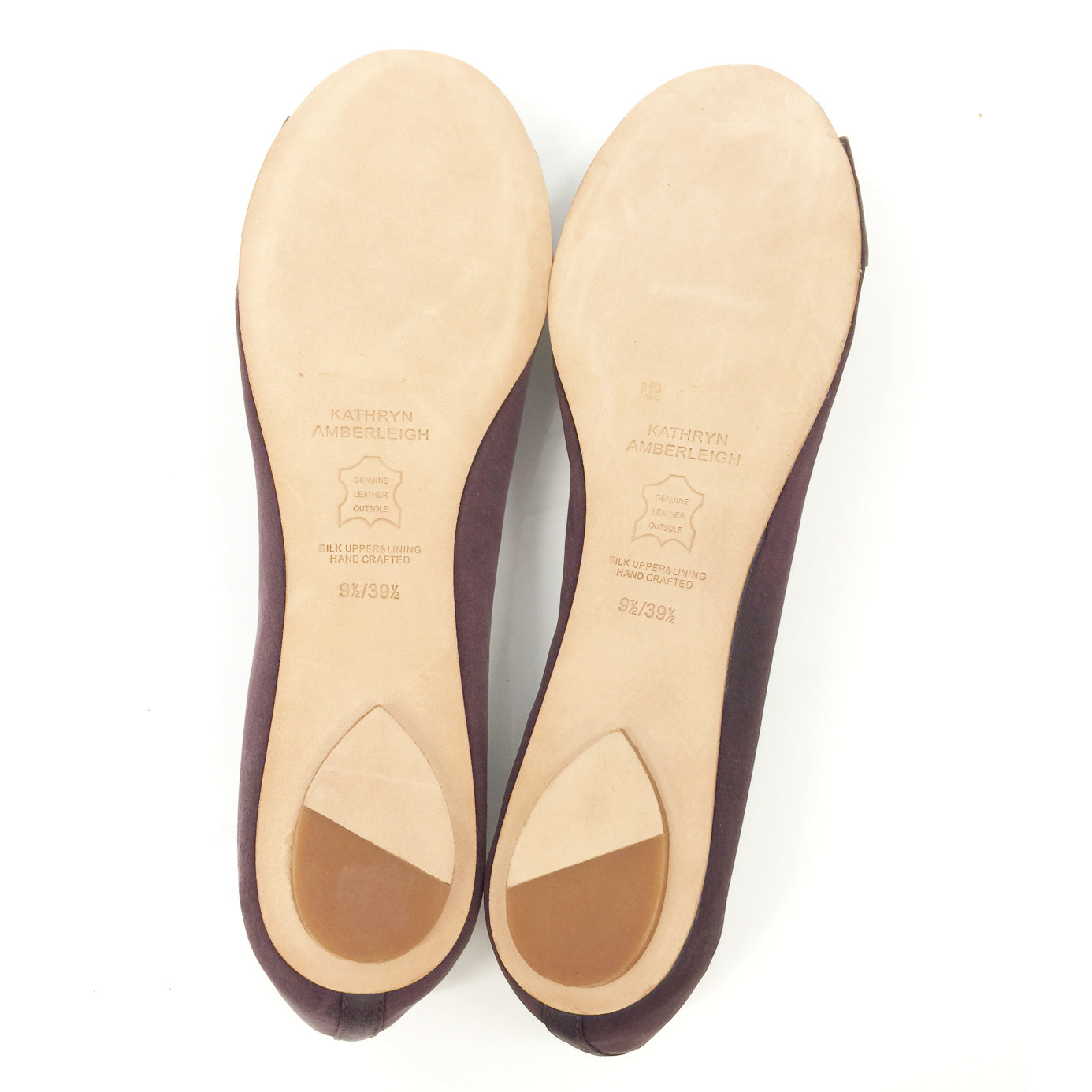 3064 silk flats; purple