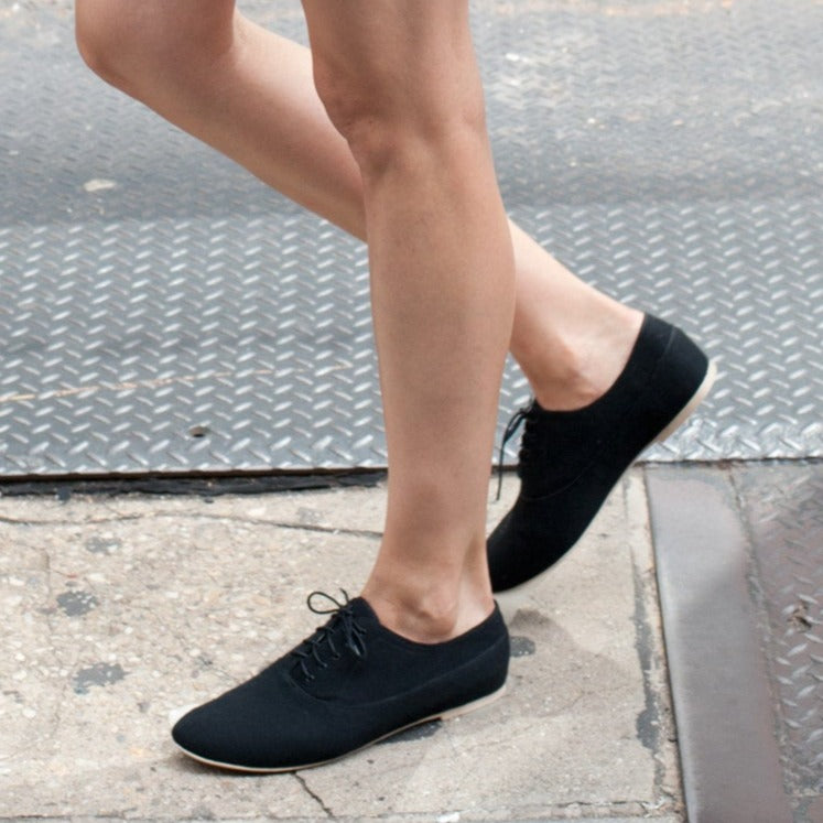 K436 cotton sneakers; black