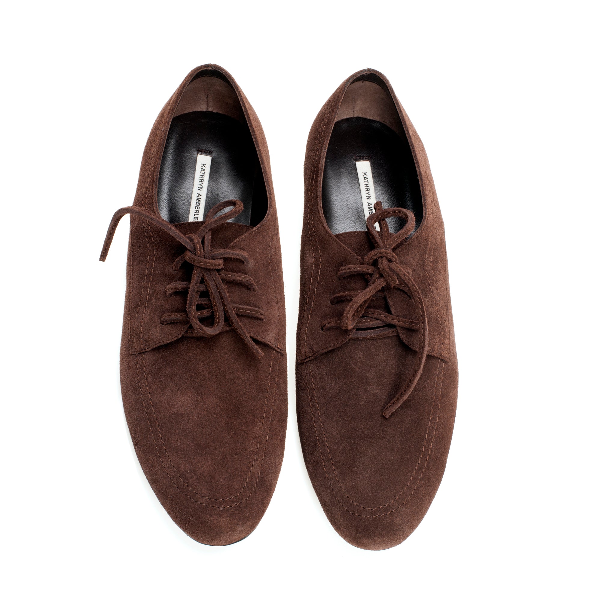 K559 suede loafers; toffee