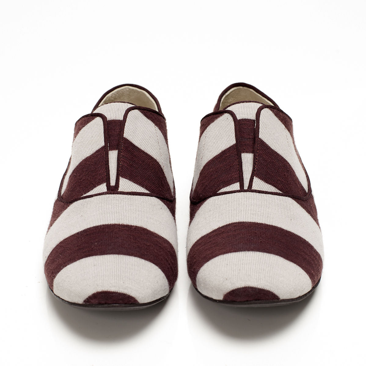 K436 cotton sneakers; plum and grey