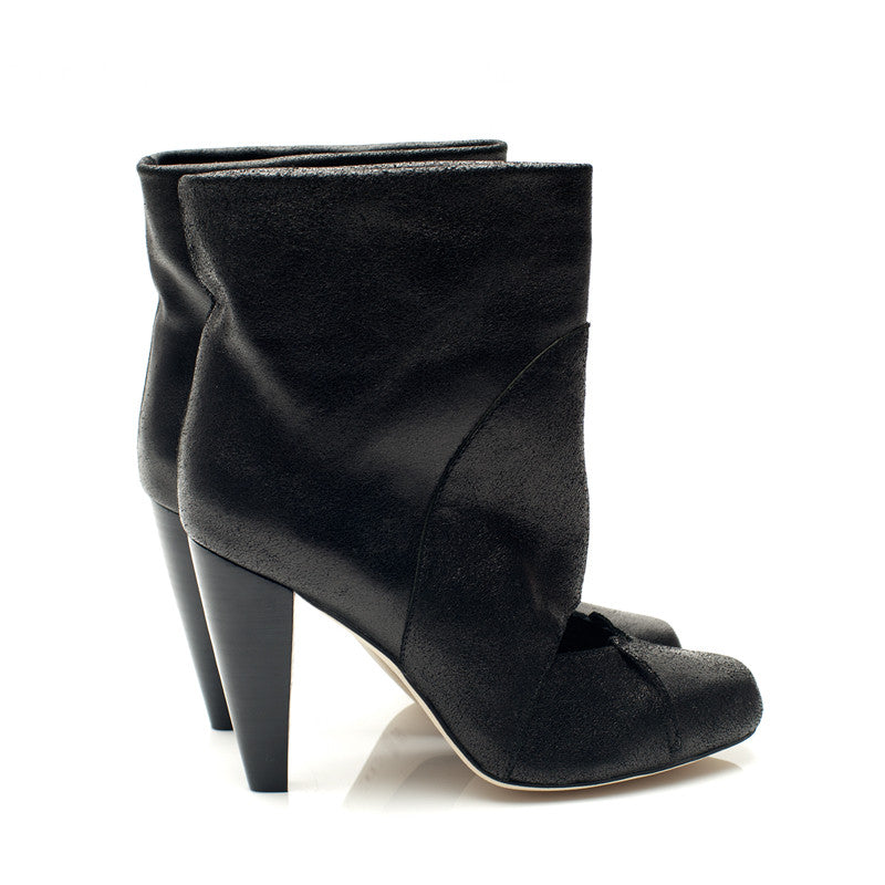 5307 leather boots; black