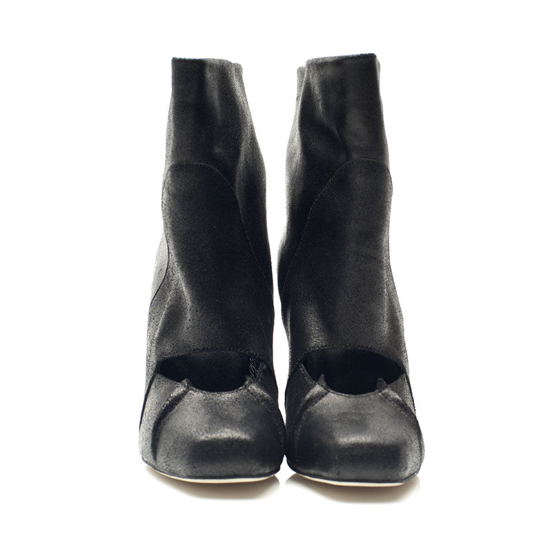 5307 leather boots; black