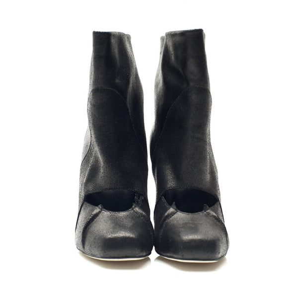 5307 leather boots; black