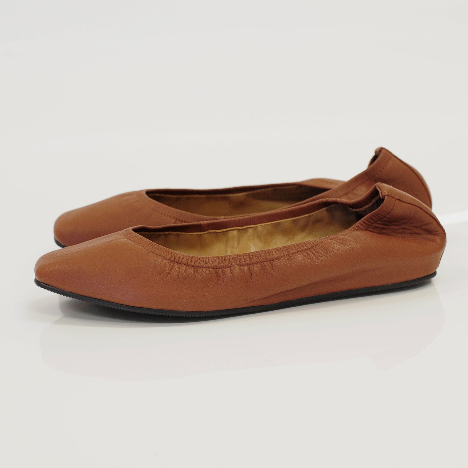 9000 leather loafers; terra cotta