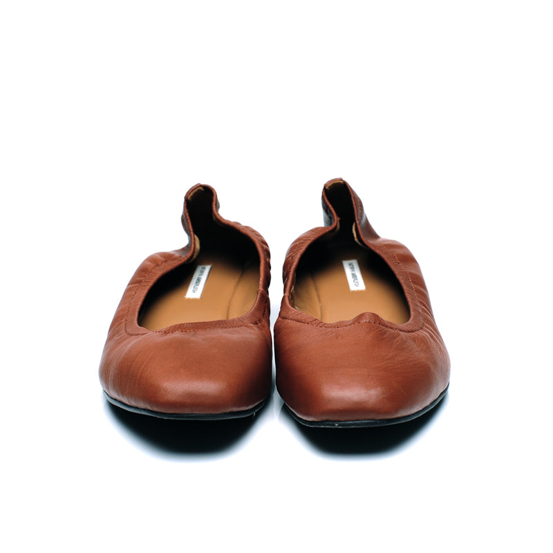9000 leather loafers; terra cotta