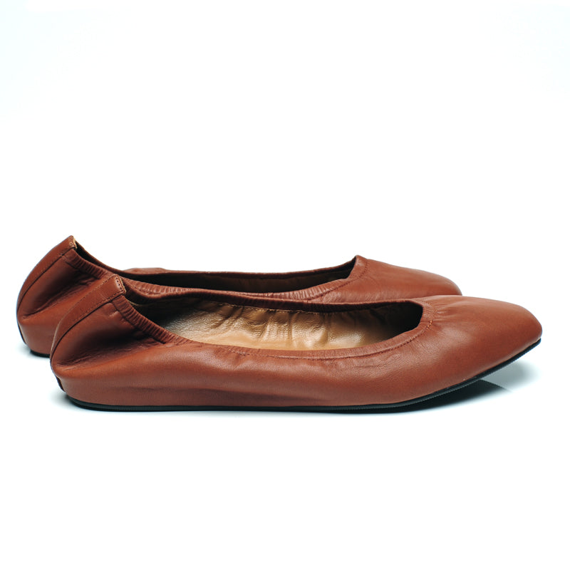 9000 leather loafers; terra cotta