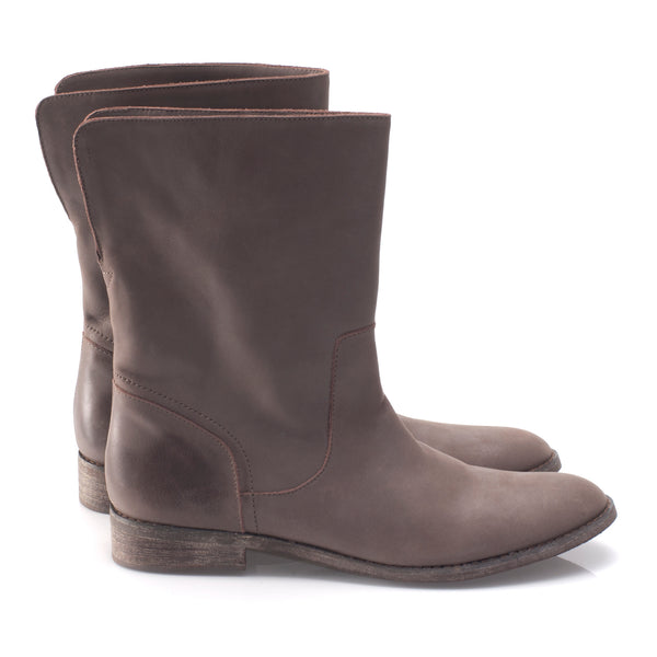 J542 leather boots; grey