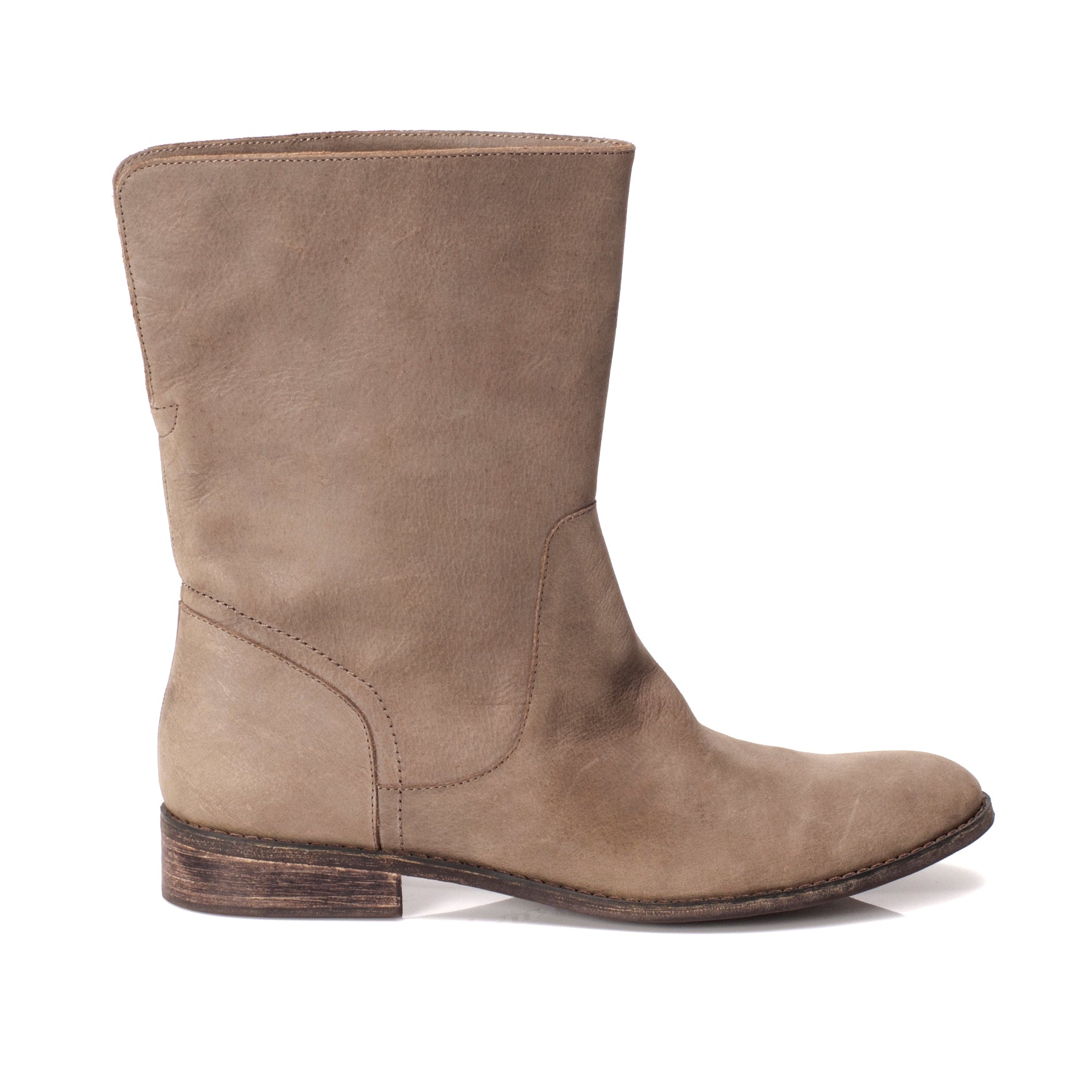 J542 leather boots; stone