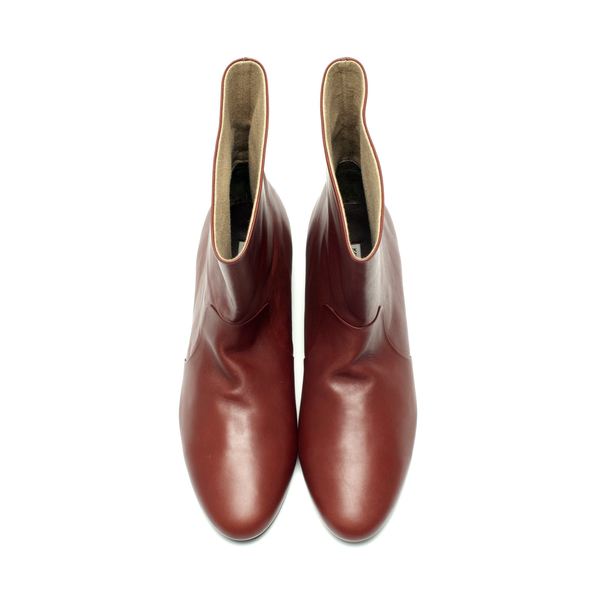 J550 leather boots; redwood