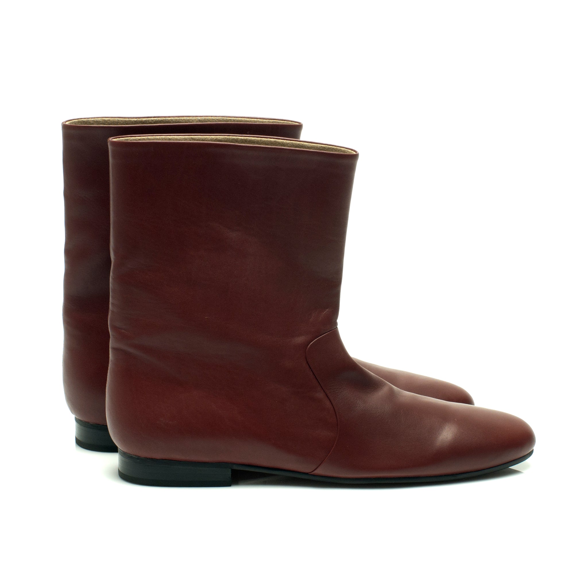 J550 leather boots; redwood