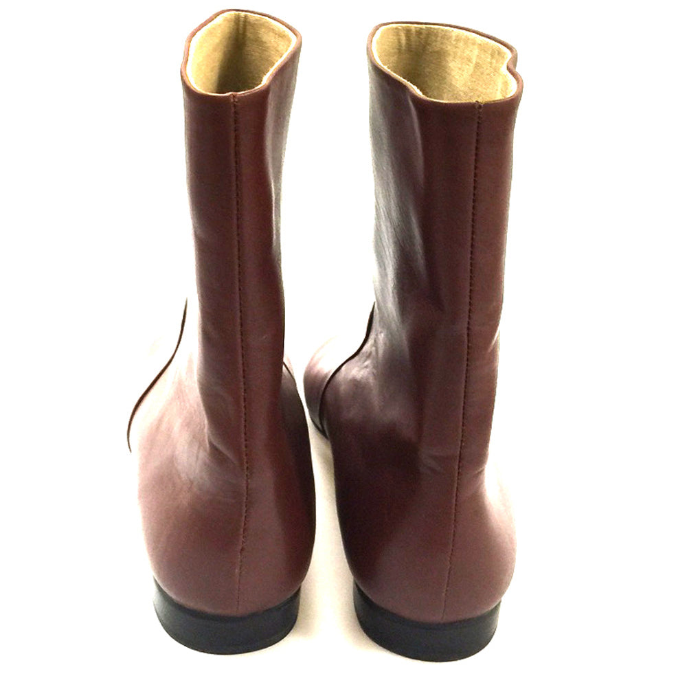 J550 leather boots; redwood