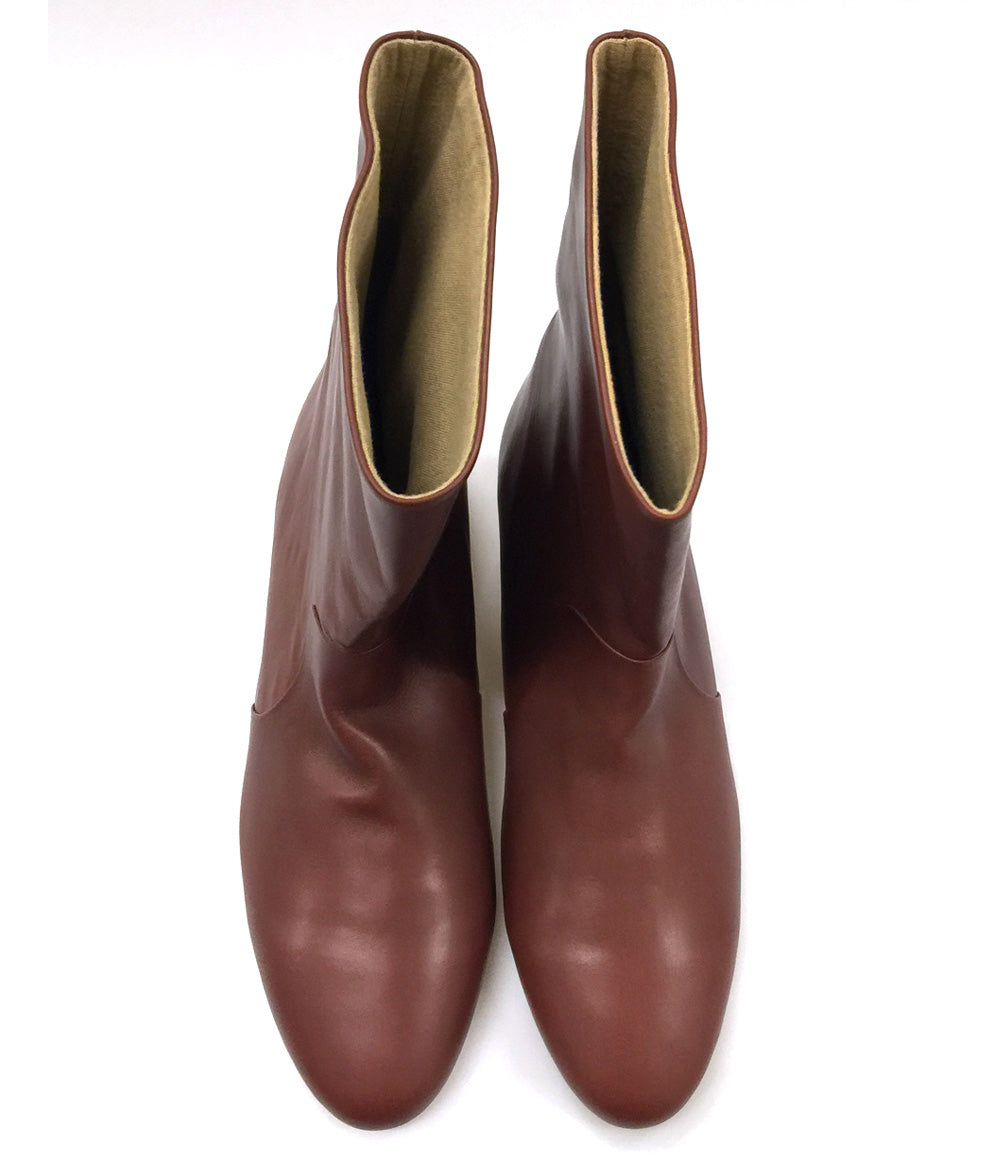 J550 leather boots; redwood