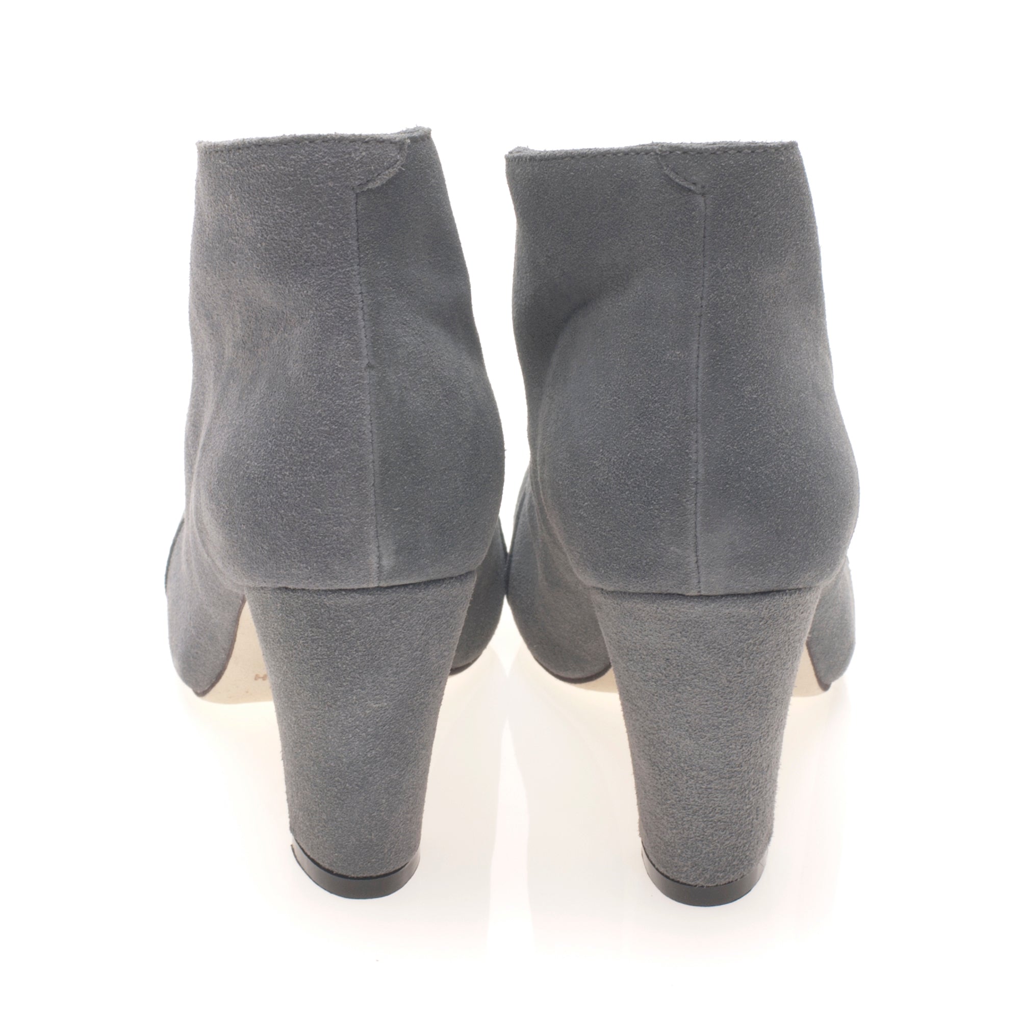 J571 suede booties ; grey