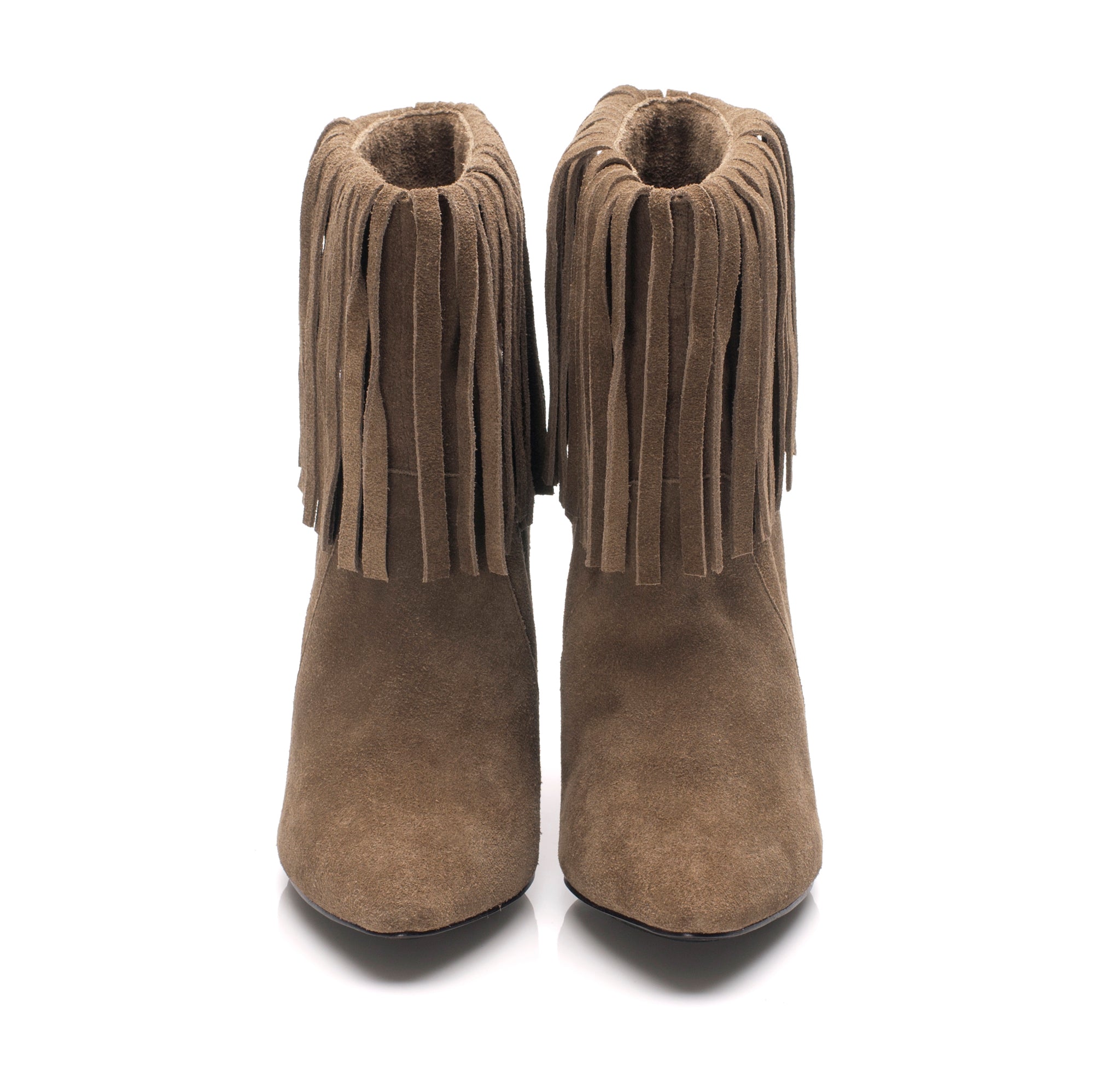 K309 suede boots; mocha
