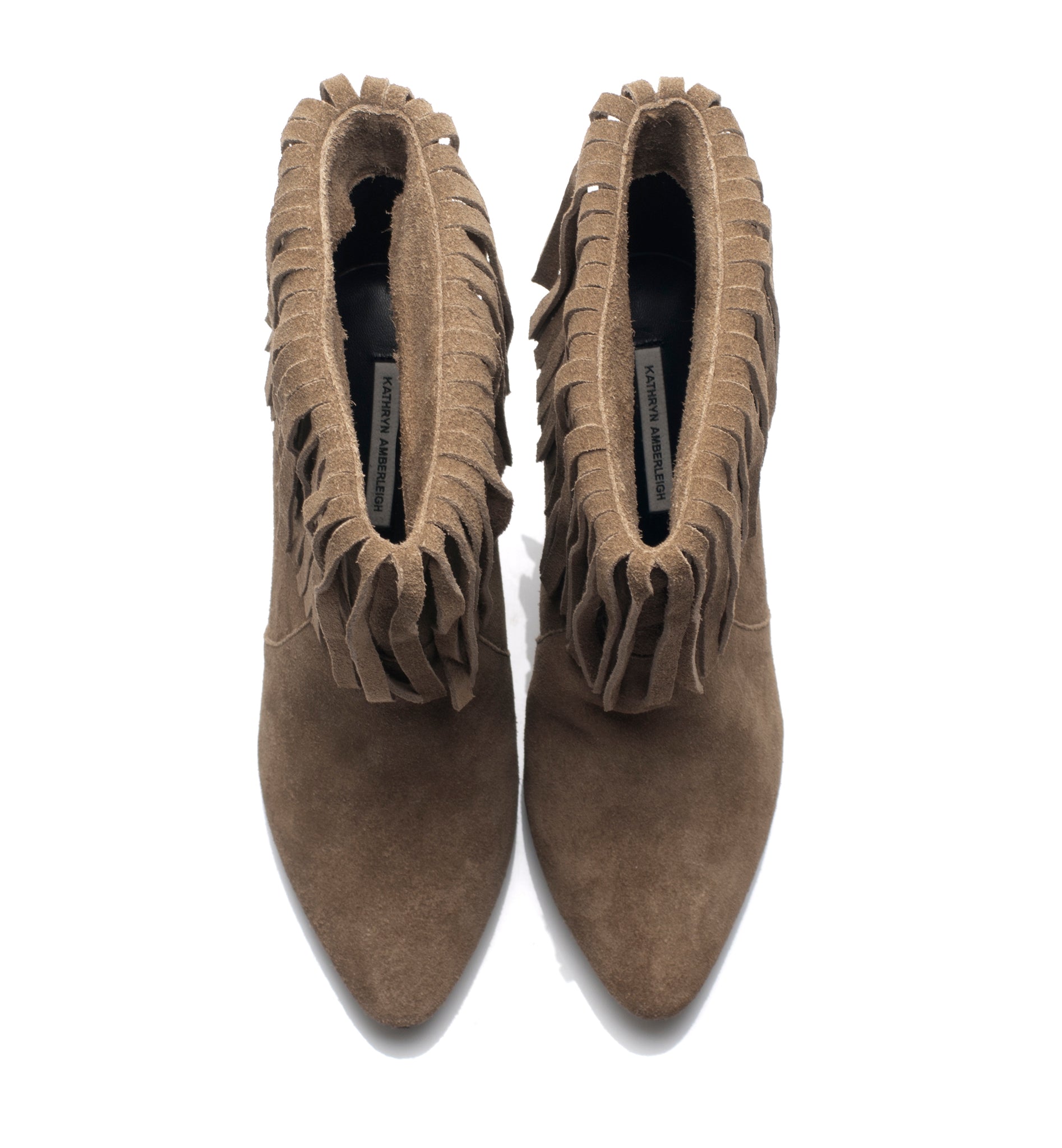 K309 suede boots; mocha