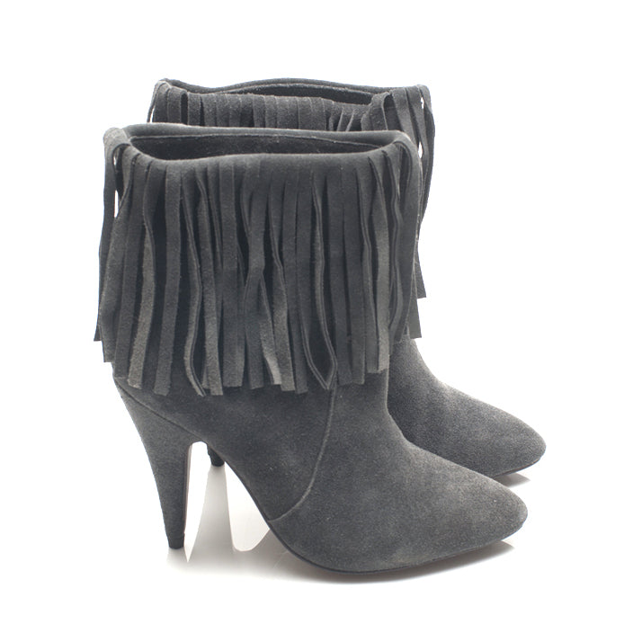 K309 suede boots; grey